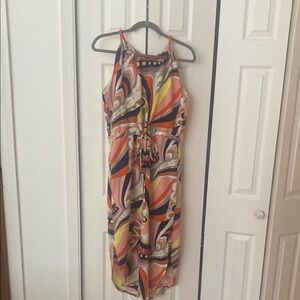NWT Amelia dress Colorful Patterned midi dress